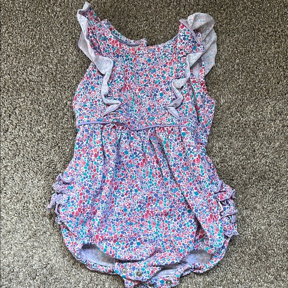Ruffle Butts. Waterfall Ruffle Romper - Picture 1 of 4